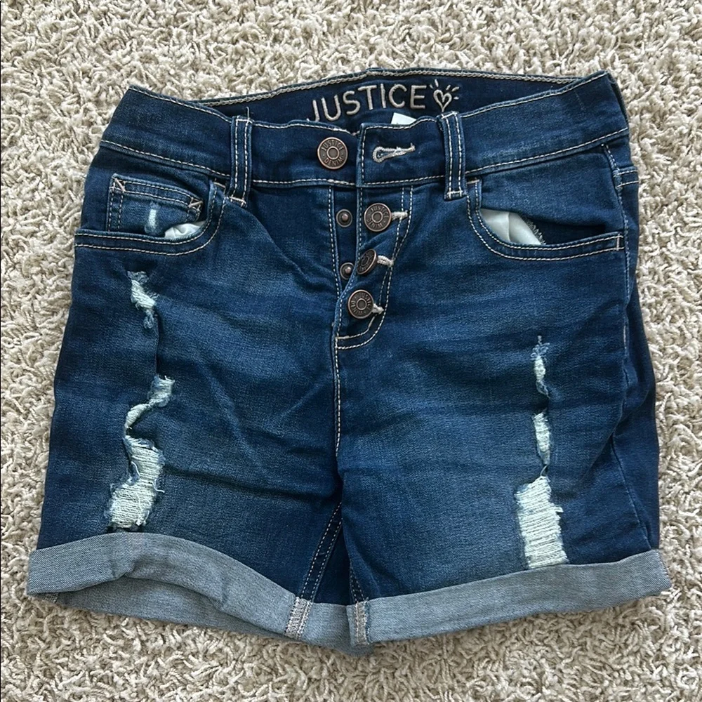 NWOT Justice Girls Size 14 Denim Shorts